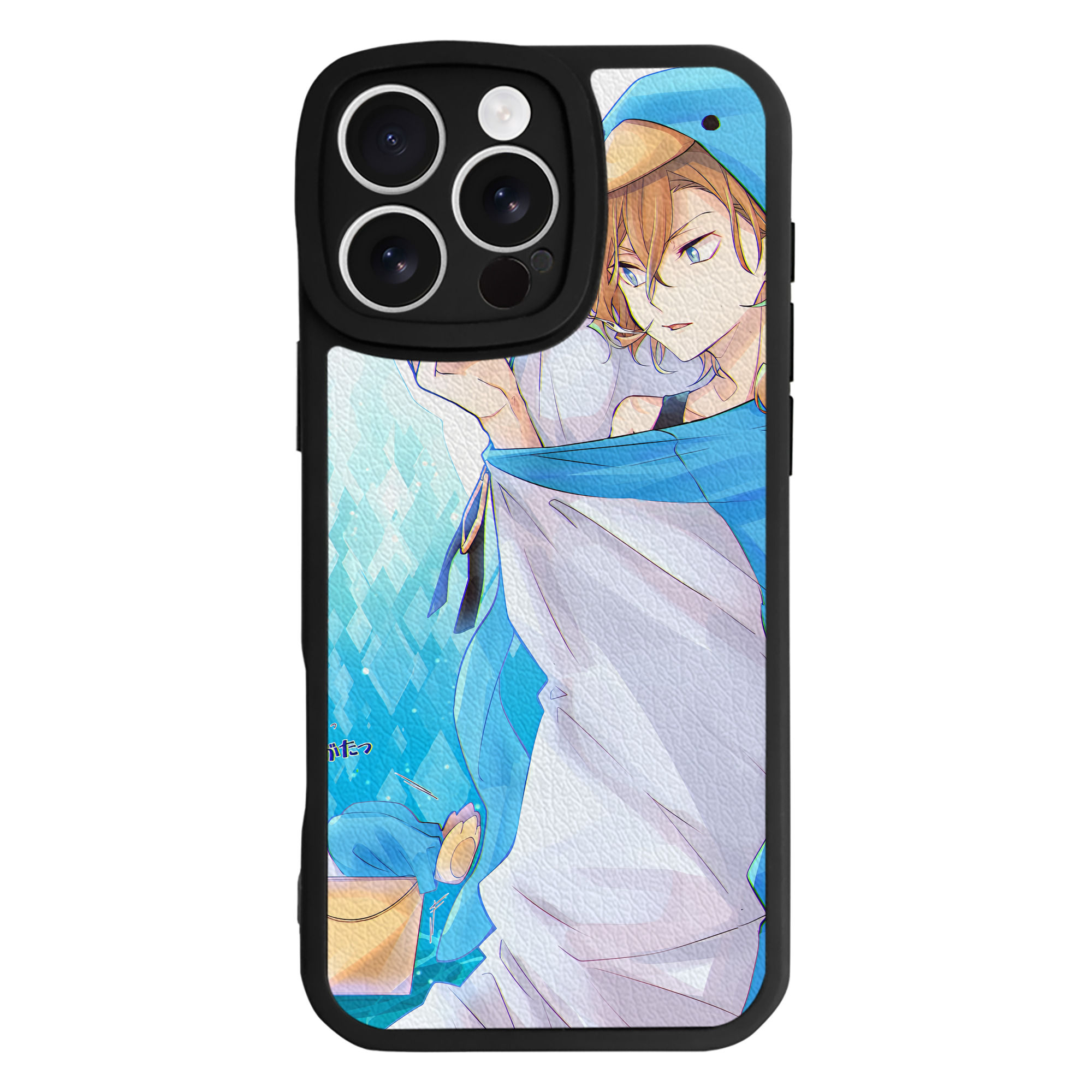 （画像用） 文豪ストレイドッグス Bungo Stray Dogs 【iPhone 16シリーズ対応】シリコンスマホケース（レザー調） 材質：シリコン
